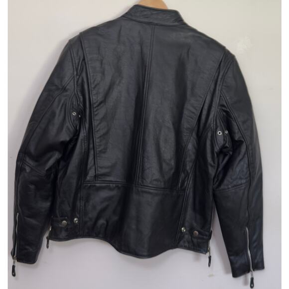 Street & Steel Scooter Leather Jacket - Size Large - Picture 2 of 15